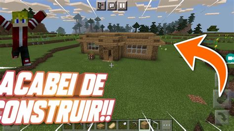 TERMINEI MINHA CASA SOBREVIVENTES EP 4 Minecraft Pe YouTube