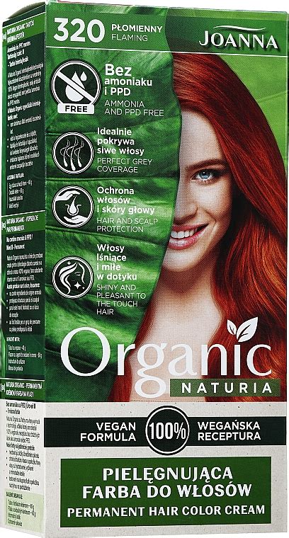 Joanna Naturia Organic Permanent Hair Color Cream Crema Colorante Per