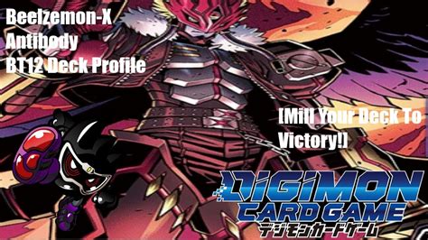 Beelzemon X Antibody Bt Deck Profile Mill Your Way To Victory