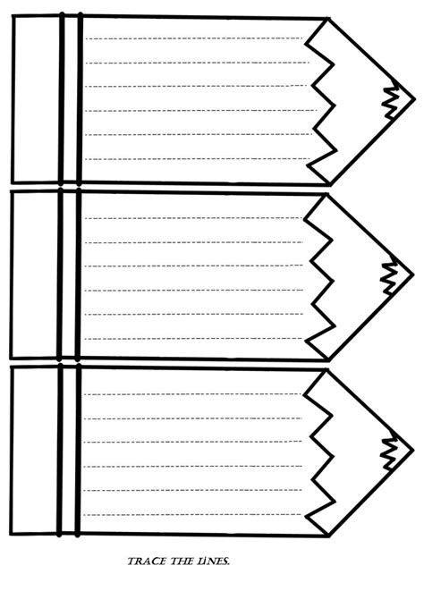 Pencil Craft Template