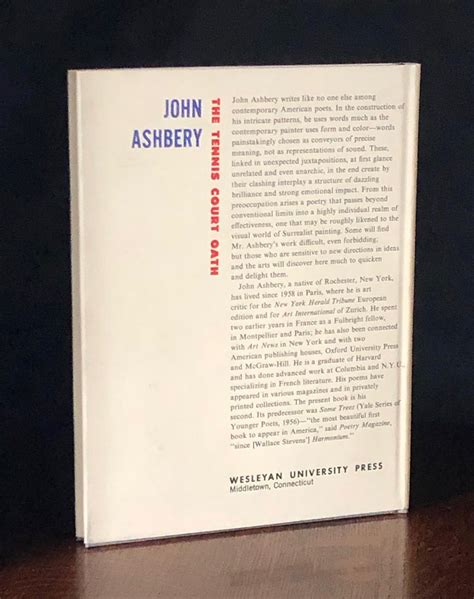 The Tennis Court Oath A Book Of Poems By John Ashbery Fine Hardcover