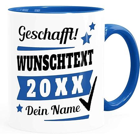 Tasse Mit Spruch Abschluss Geschafft Ausbildung Zum Selbst