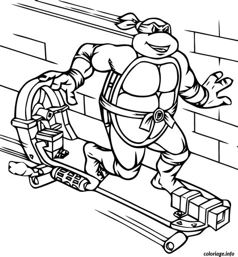 Coloriage Tortue Ninja Dessin Tortue Ninja Imprimer