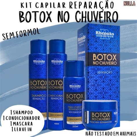 Kit Capilar Botox No Chuveiro Kit De Tratamento Para Cabelo C