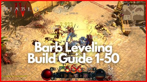 Diablo 4 Barbarian Leveling Build Guide Frenzy Whirlwind YouTube