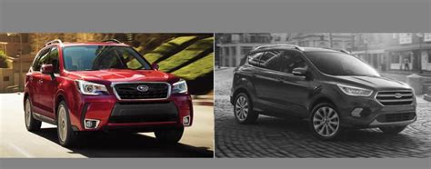 Comparing The Subaru Forester Vs Ford Escape Southfield