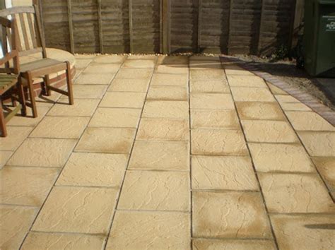 Homepave 450x450 Buff Riven Paving Slabs Cheshire Garden Products