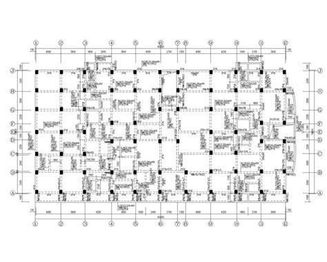 某七层住宅框架结构施工图（cad） 混凝土结构施工图 筑龙结构设计论坛