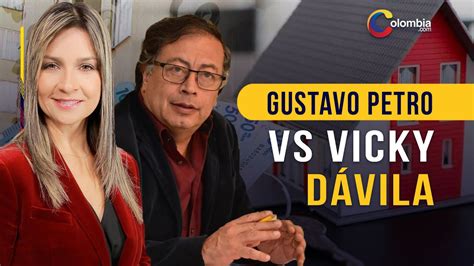 Gustavo Petro Y Vicky D Vila Protagonizan Agarr N Por El Subsidio De