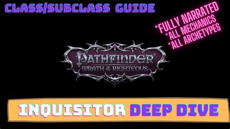 Pathfinder Wraith Of The Righteous Classes Guide Inquisitor Deep Dive