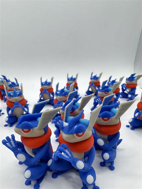 Stl File Greninja Pokemon No Support 3mf Included 🐉 3mf・3d Print