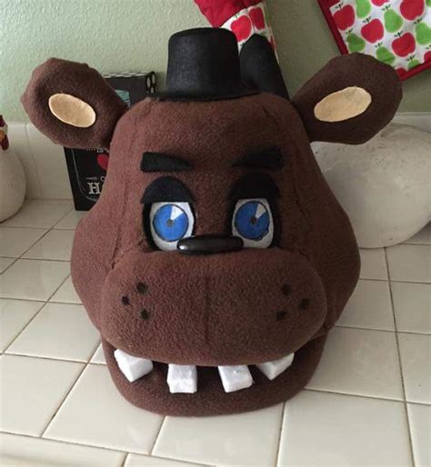 Freddy Fazbear Five Nights At Freddys Costume Mask Movable Jaw