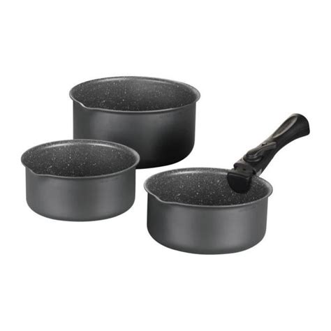 Batterie De Cuisine Arthur Martin Am Gm Set De Casseroles Gris