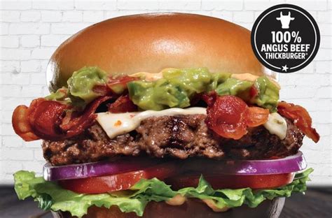 Carls Jr Features Their Guacamole Bacon Angus Thickburger