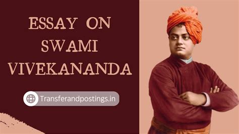 Essay On Swami Vivekananda A Legacy Of Spirituality Social Reform