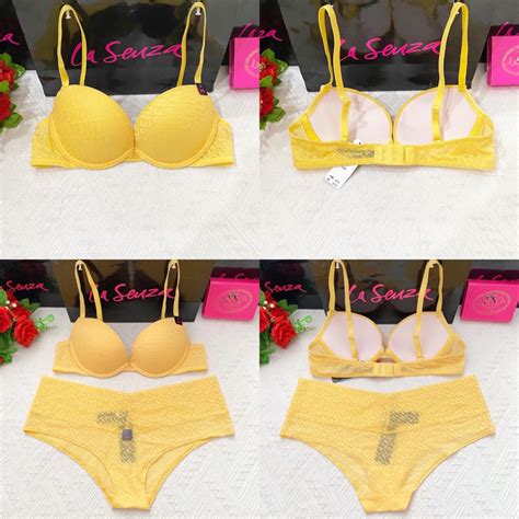 Jual La Senza Original Bra Set Remix Cotton Push Up Size 32cs 60227582 Shopee Indonesia