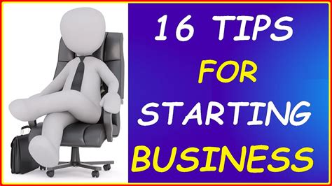 16 Tips For Starting Your Own Business Important Things You Should