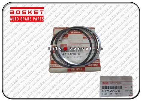 Standard Piston Rings Set Suitable For Isuzu Xv