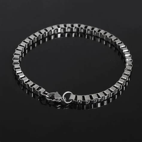 Free Shipping Wholesale Stainless Steel Bracelet Fashion Silver Plated