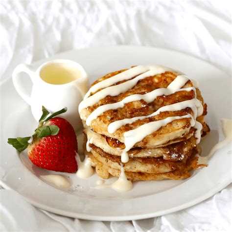 Easy Cinnamon Roll Pancakes Pankobunny