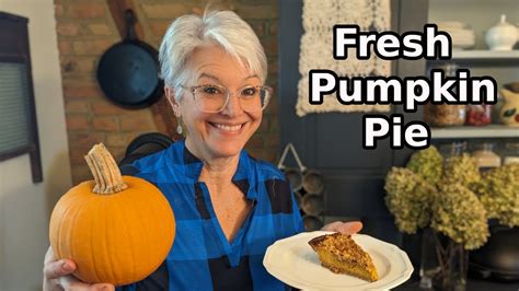 Streusel Topped Pumpkin Pie Made With Fresh Pumpkins From The Farm Youtube