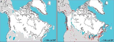 Paleogeographic Map Of Glaciated North America At Ka A And Ka