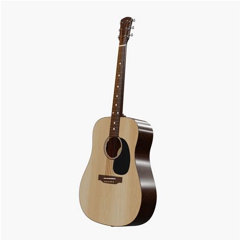 Acoustic Guitar 3d Model Turbosquid 2014922