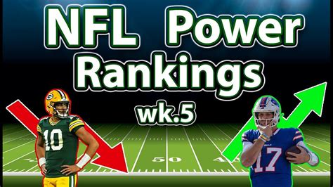 Nfl Week 5 Power Rankings Youtube