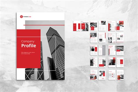 Company Profiles For Professional Brochure Templates Creative Market