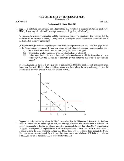 Econ 371 Asgin 2 ECON 371 Studocu