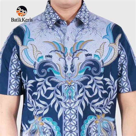 Jual Batik Keris Hem Slimfit Lengan Pendek Keris Jedhog Tisna