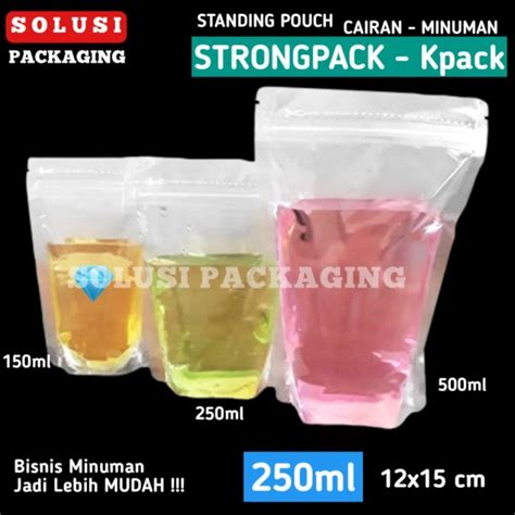 Jual Drink Pack Strongpack Ml Standing Pouch Strongpack Ml Kpack