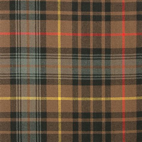 Stewart Hunting Weathered Heavy Weight Tartan Fabric Lochcarron Of Scotland