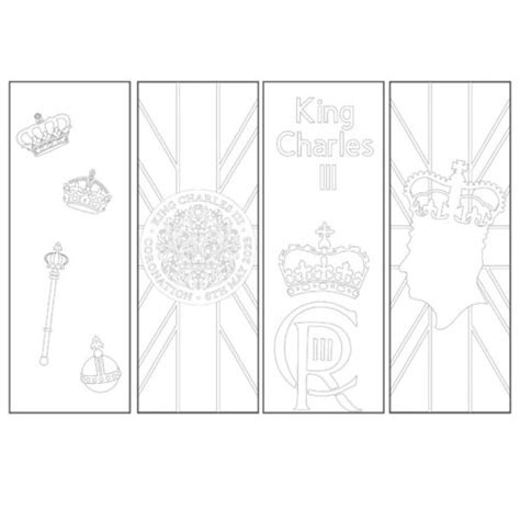 Coronation Bookmarks To Colour Printable Mum In The Madhouse