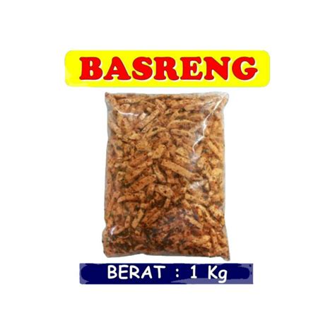 Jual Basreng Setik Pedas Daun Jeruk 1 Kg Baso Goreng Renyah Tidak Keras