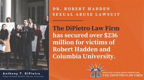 How Did Columbia University Settle With Dr. Robert Hadden's Victims? | The DiPietro Law Firm