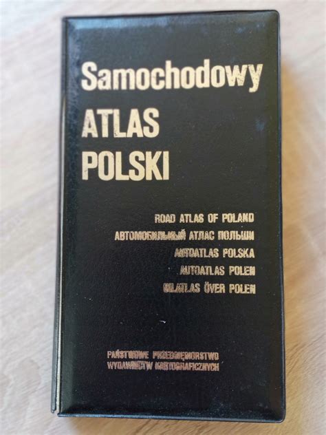 Samochodowy Atlas Polski Wyd Ppwk Prl