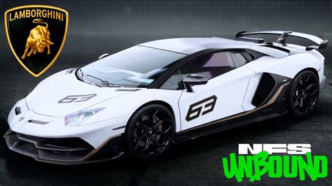 Need For Speed Unbound Lamborghini Aventador Svj Customization