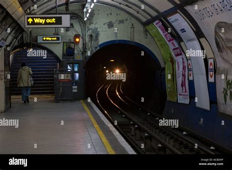 Lambeth North Station Bakerloo Line London Underground Stock Photo