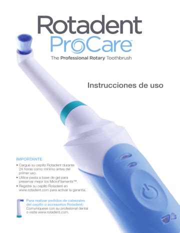 Rotadent Procare Instrucciones De Operaci N Manualzz