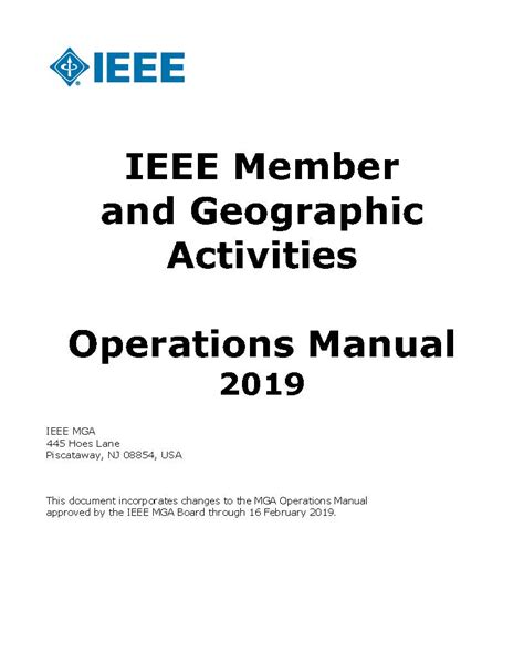 Board And Committee Resources Ieee Member And Geographic Activities
