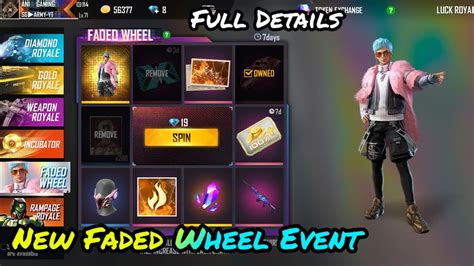 Free Fire New Event Faded Wheel Event Full Details New Faded Wheel Event In Free Fire