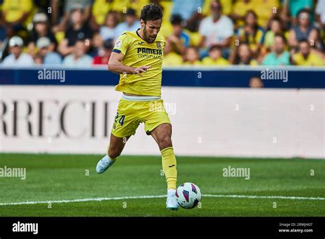 Alfonso Pedraza Villarreal CF 24 In Action During The LaLiga Match