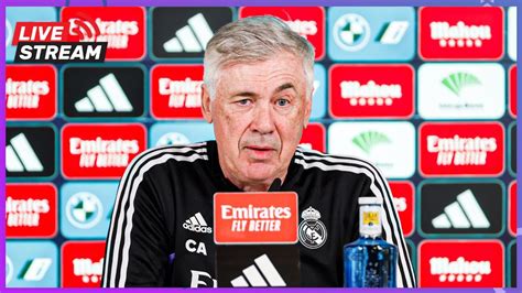 Directo Rueda De Prensa Carlo Ancelotti Youtube