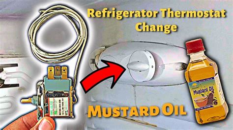 How To Change Fridge Thermostat Install New With Connection YouTube