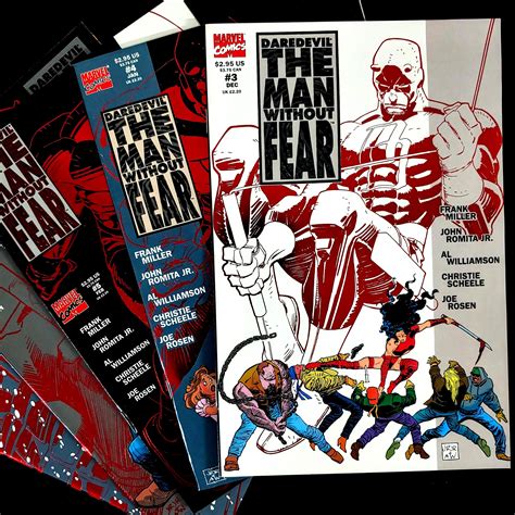 Daredevil The Man Without Fear Complete Set Frank Miller