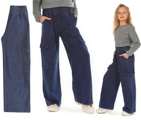 Szerokie Boj Wki Jeans Spodnie Wide Leg Roz Produkcja Pl