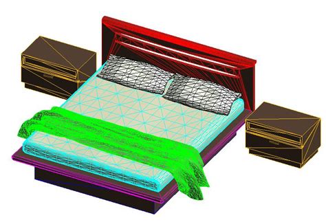 Bed In Autocad Cad Download 72297 Kb Bibliocad