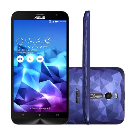 Smartphone Asus Zenfone 2 Deluxe Roxo Dual Chip Tela De 5 5 4G 128GB