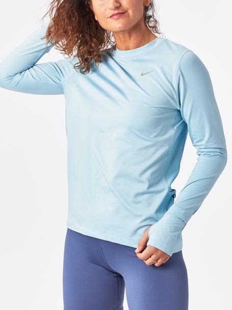 Nike Womens Dri Fit Element Crew Neck Long Top Running Warehouse Europe